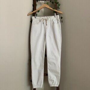 Off-White Vintage Joggers – Drawstring Waist & Cuffed Hem